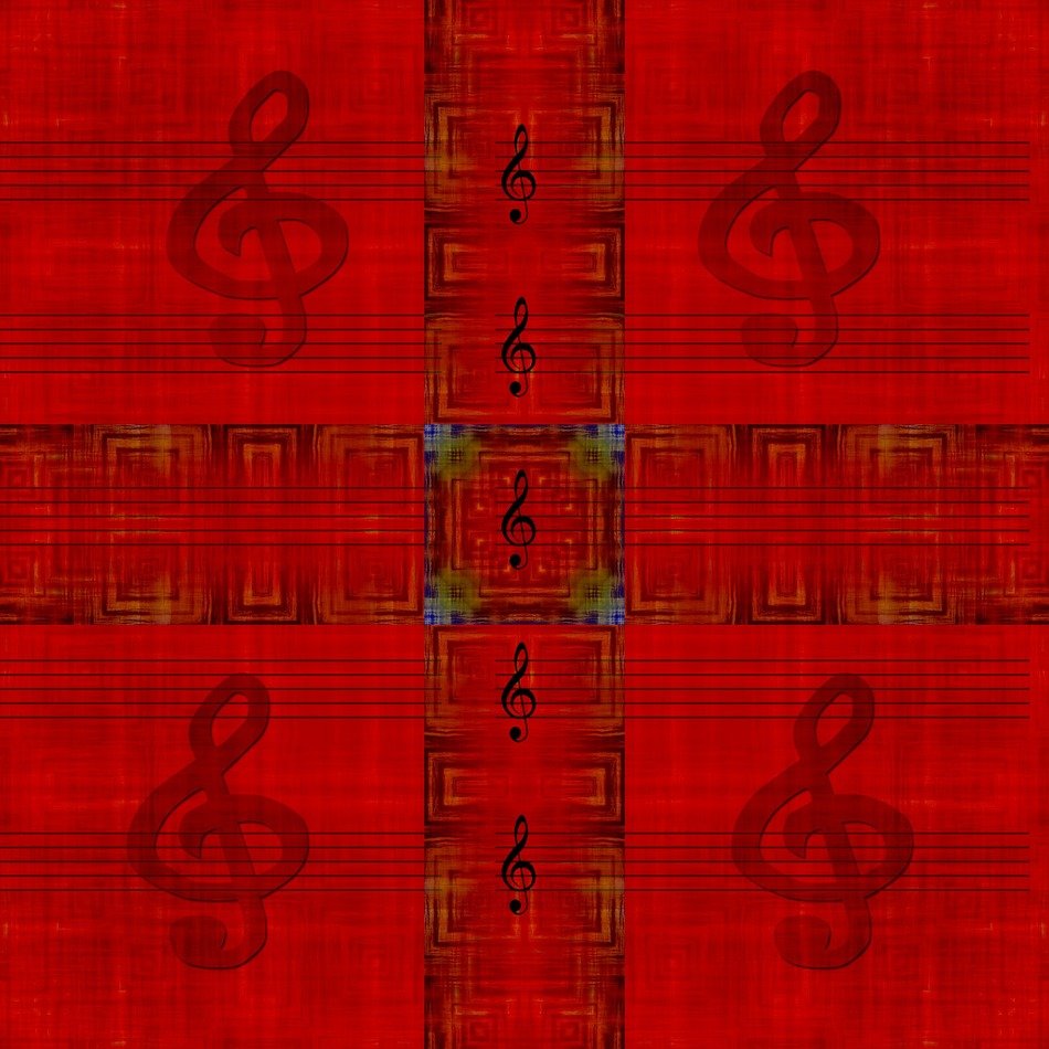 music clef background texture