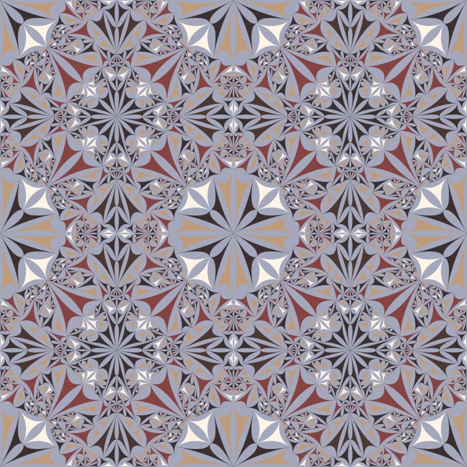 triangle pattern kaleidoscope