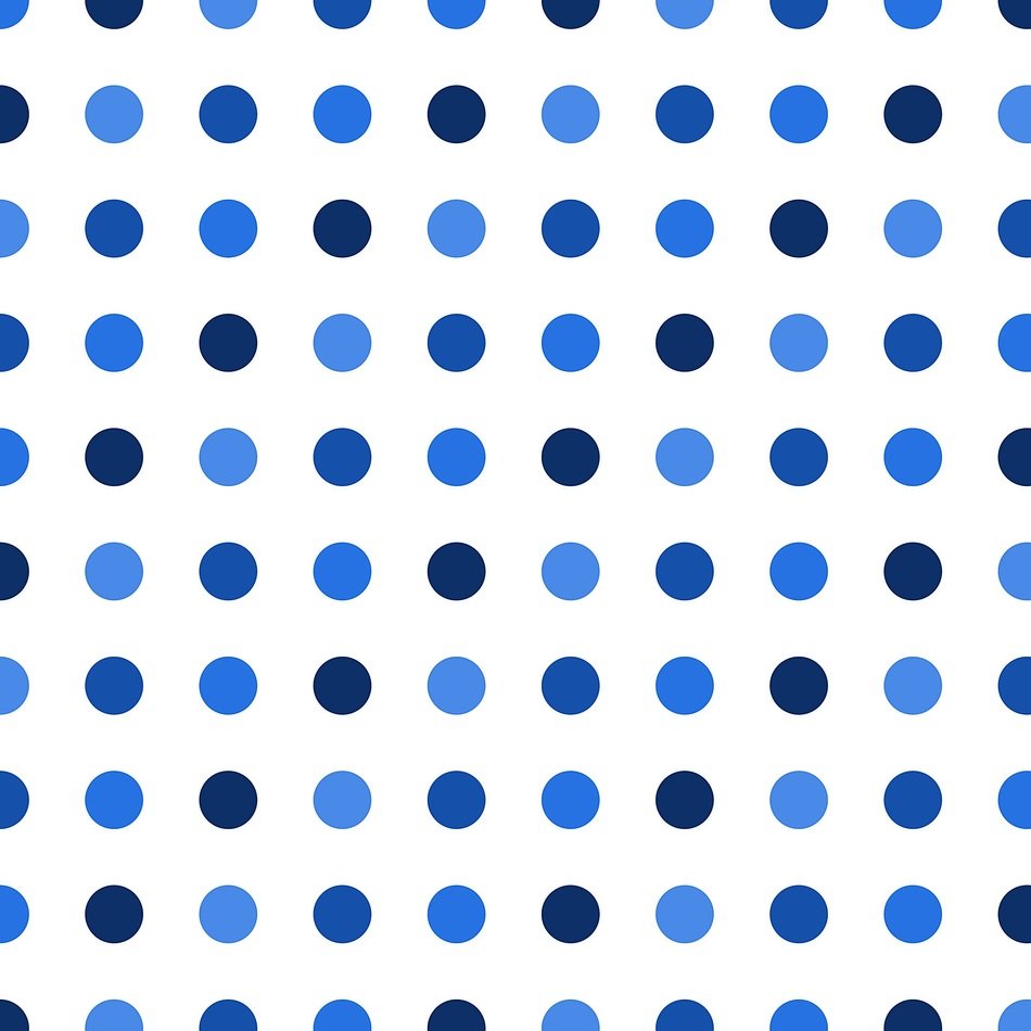 polka dots blue background pattern