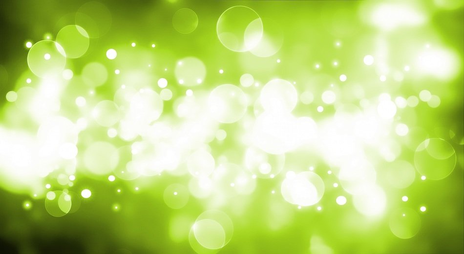 green lights shiny background