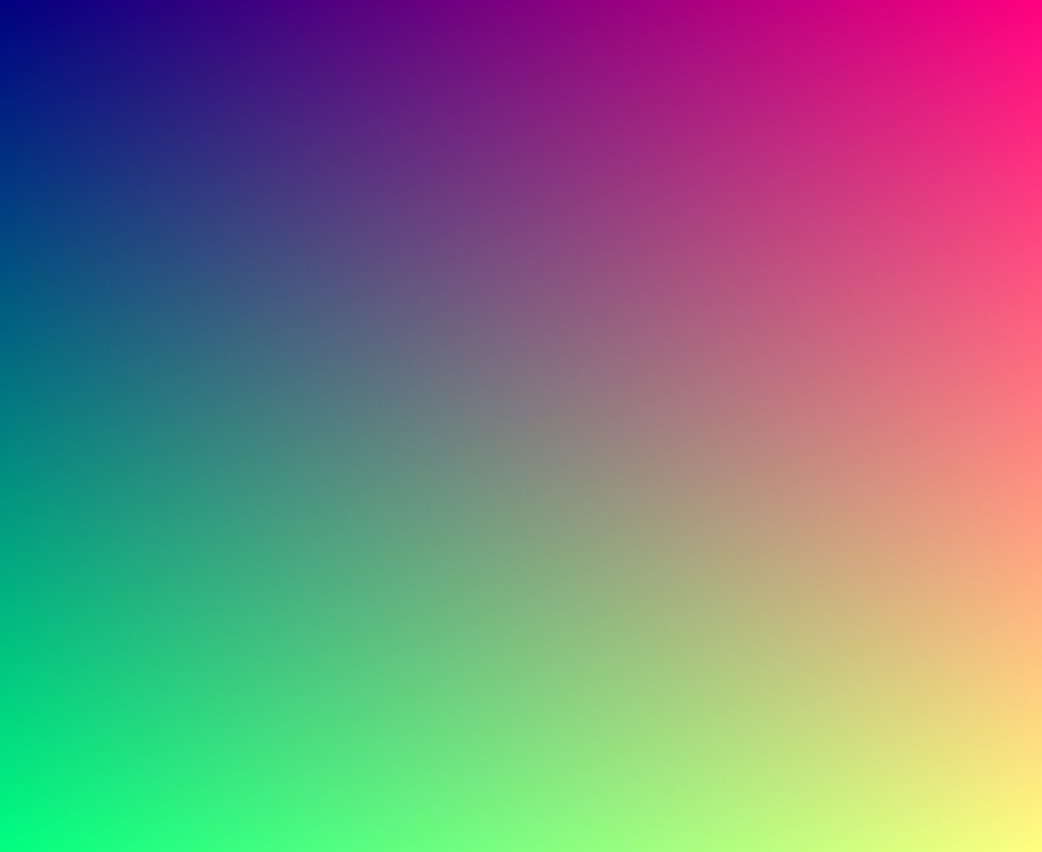 course gradient color pattern
