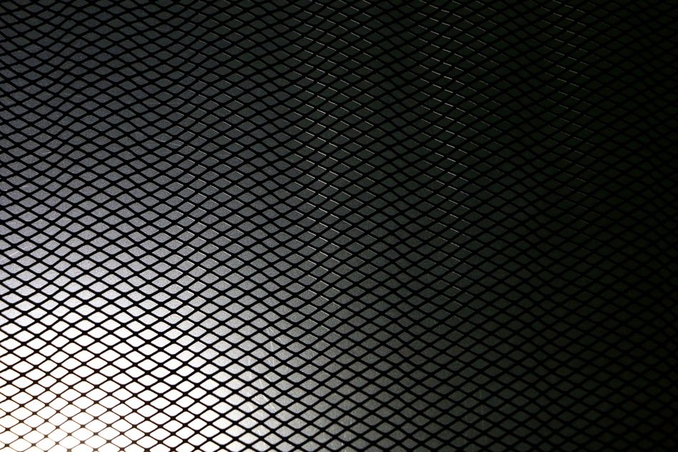 grid structure pattern metal