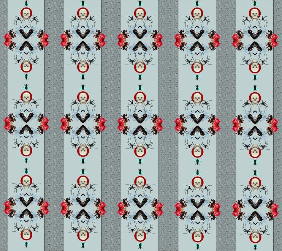 pattern retro halloween design