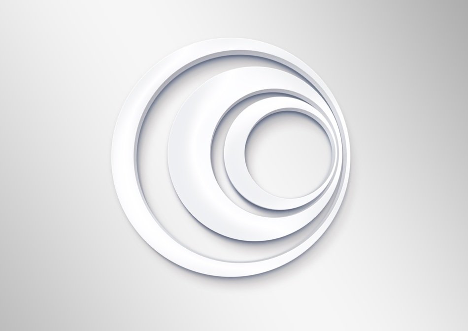 logo concept expressionless blank