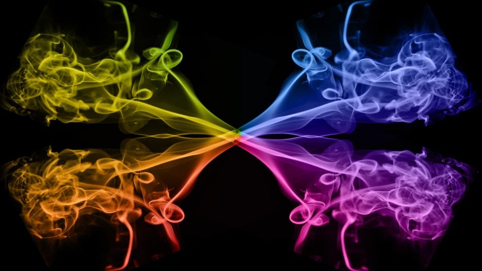 wallpaper smoke colors