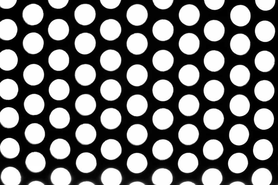 macro circle contrast white black