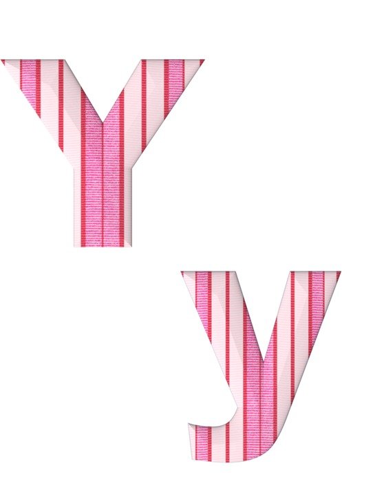 abc alphabet y fabric stripes