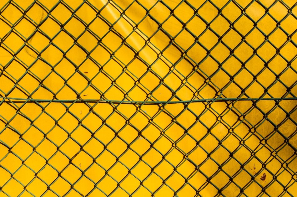 the fence grid yellow