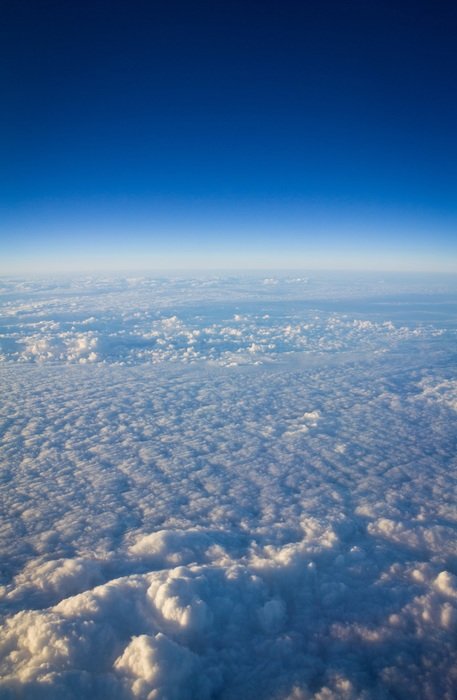 flight aerial view clouds pattern