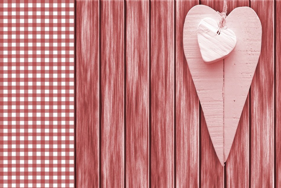 oktoberfest red heart background