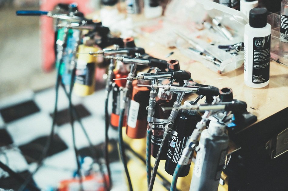 paint color spray tools equipment