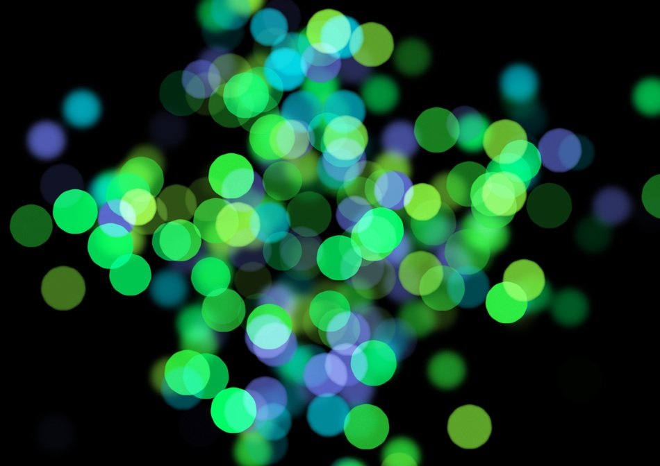 bokeh out of focus green background