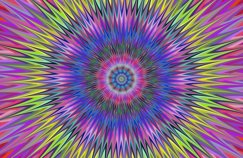 colorful vibrant star color