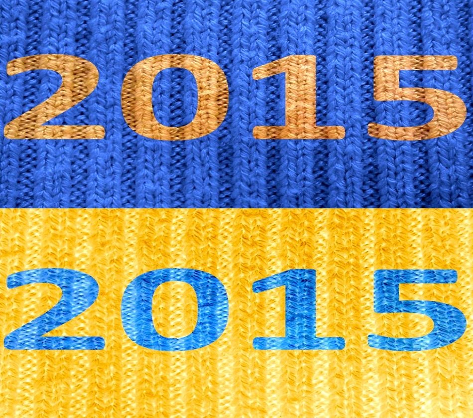 fabric wool blue gold yellow new