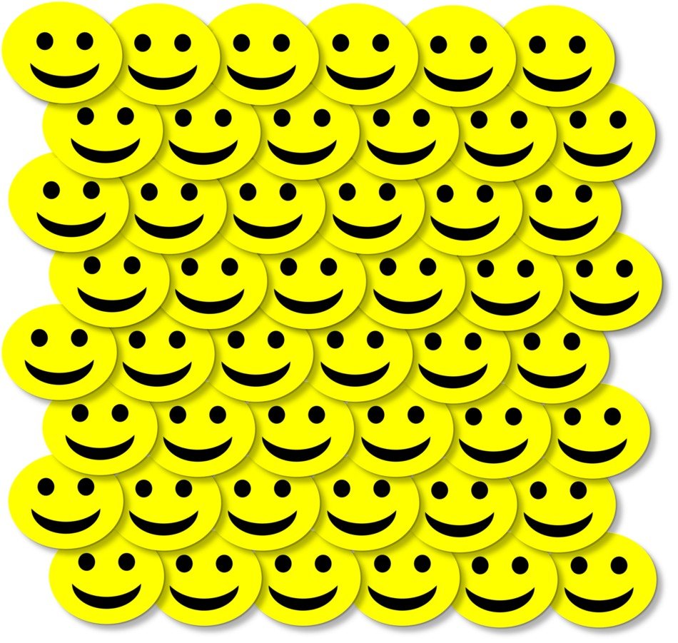 happy face 3d smile yellow symbol