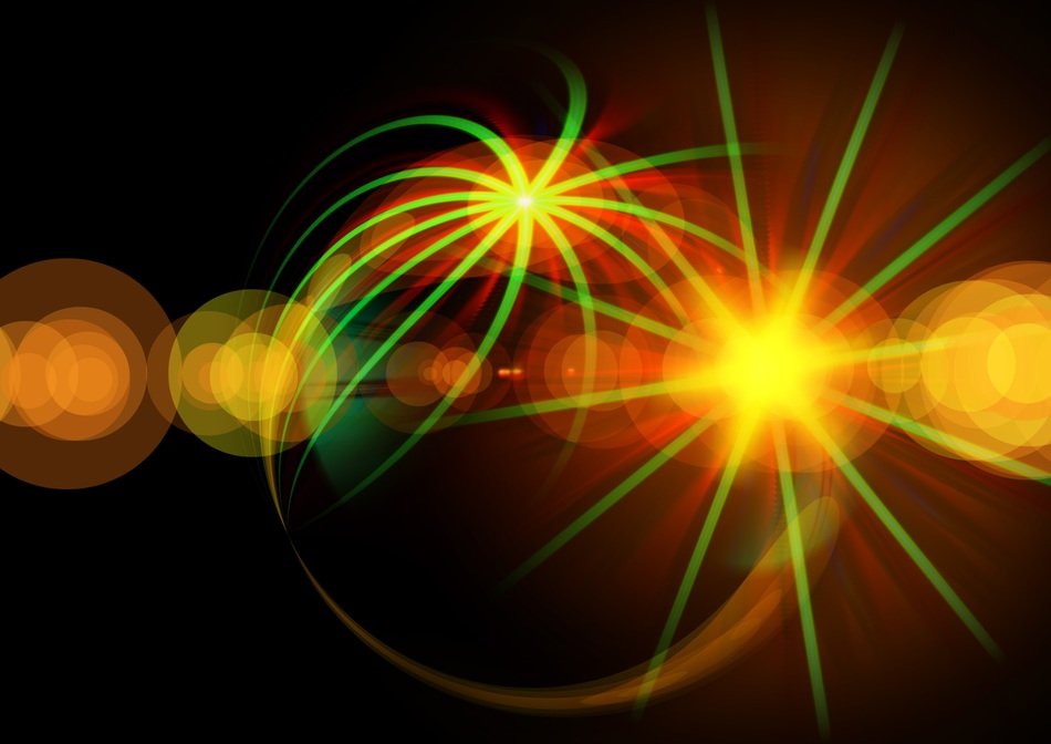 tail star background lichtreflex