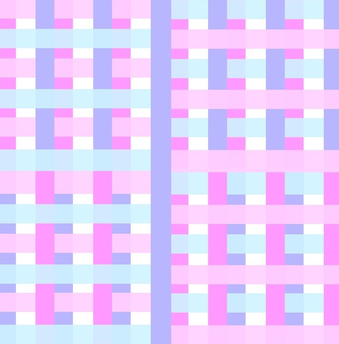gingham nursery baby blue pink