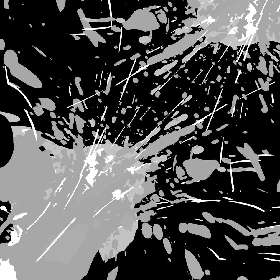 black and white modern art picture