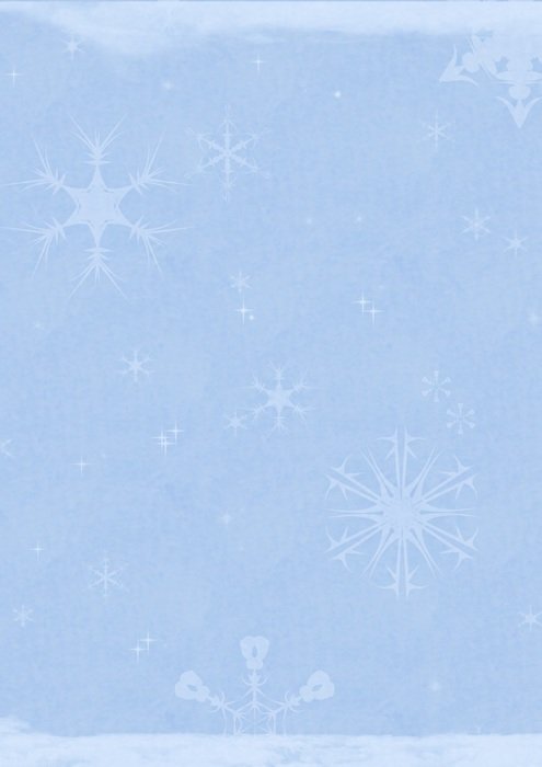 stationery snow background tender