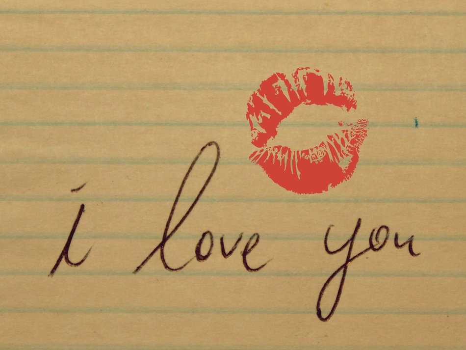 love declaration of kiss
