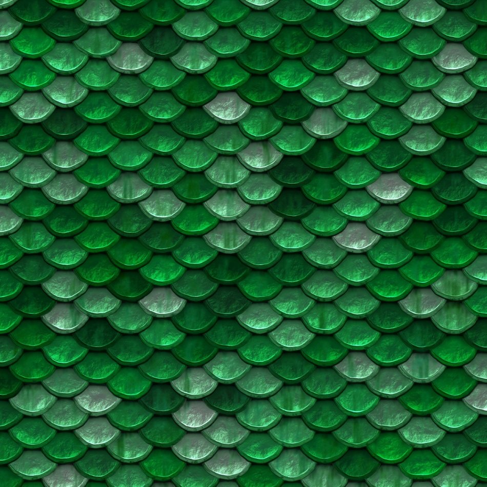 green background image in the form of scale