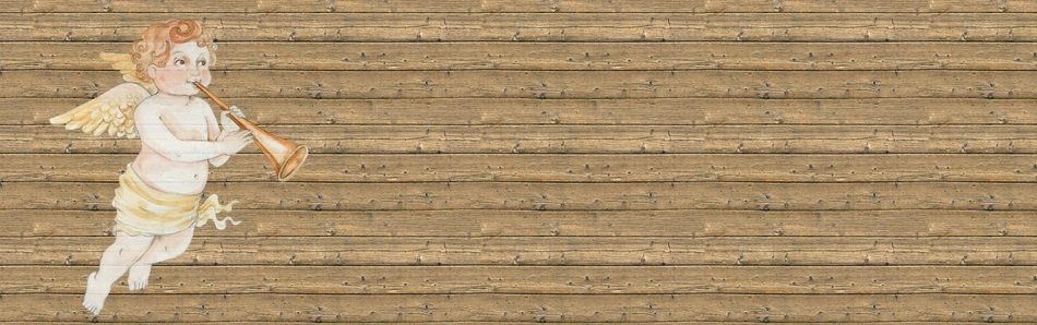 banner angel music romantic wood