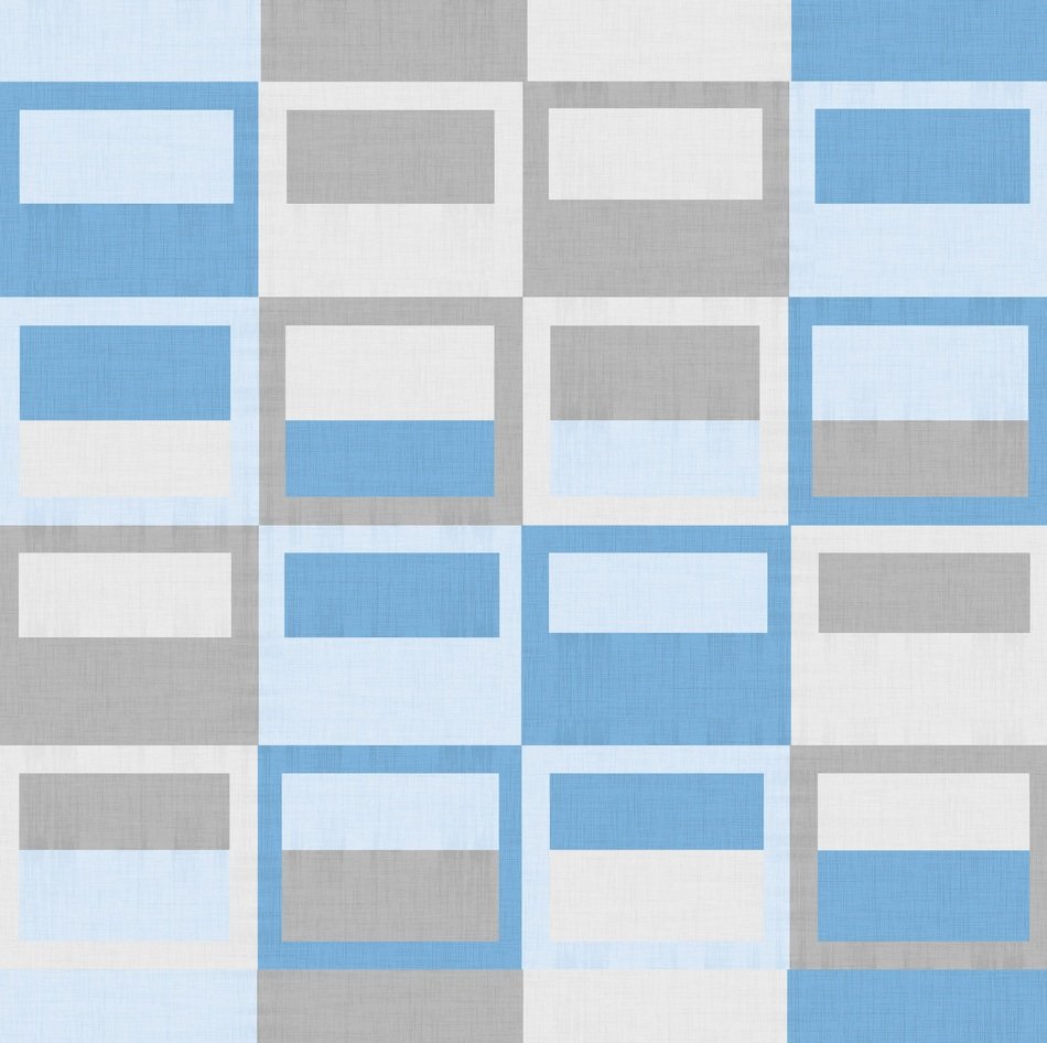 cotton fabric design blue grey