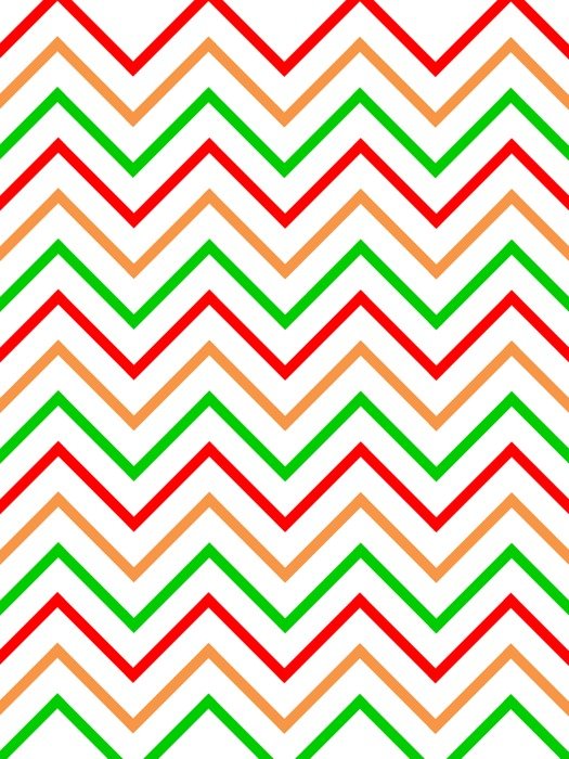 pattern red orange green design
