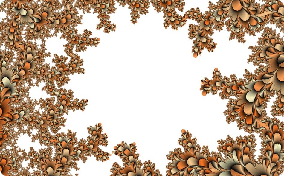 fractal flora flowers background