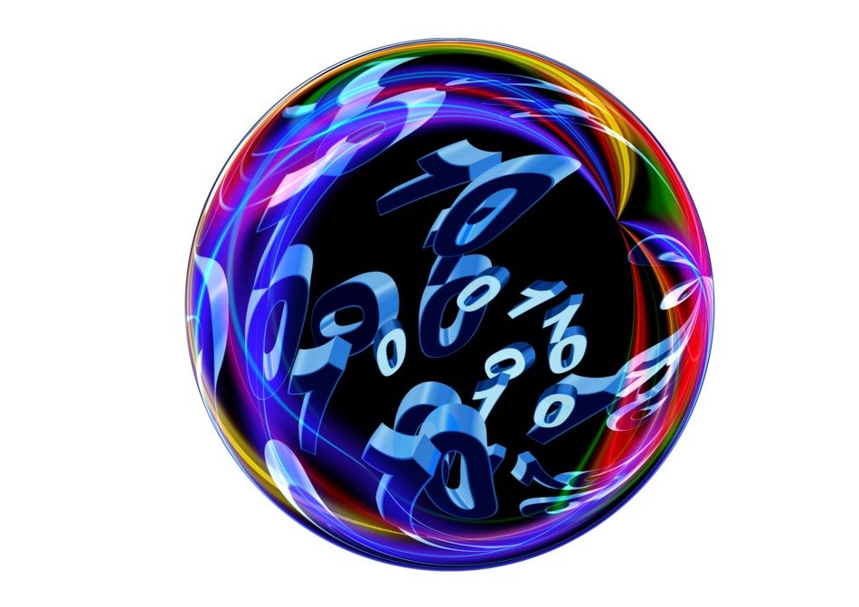 abstract ball on a white background