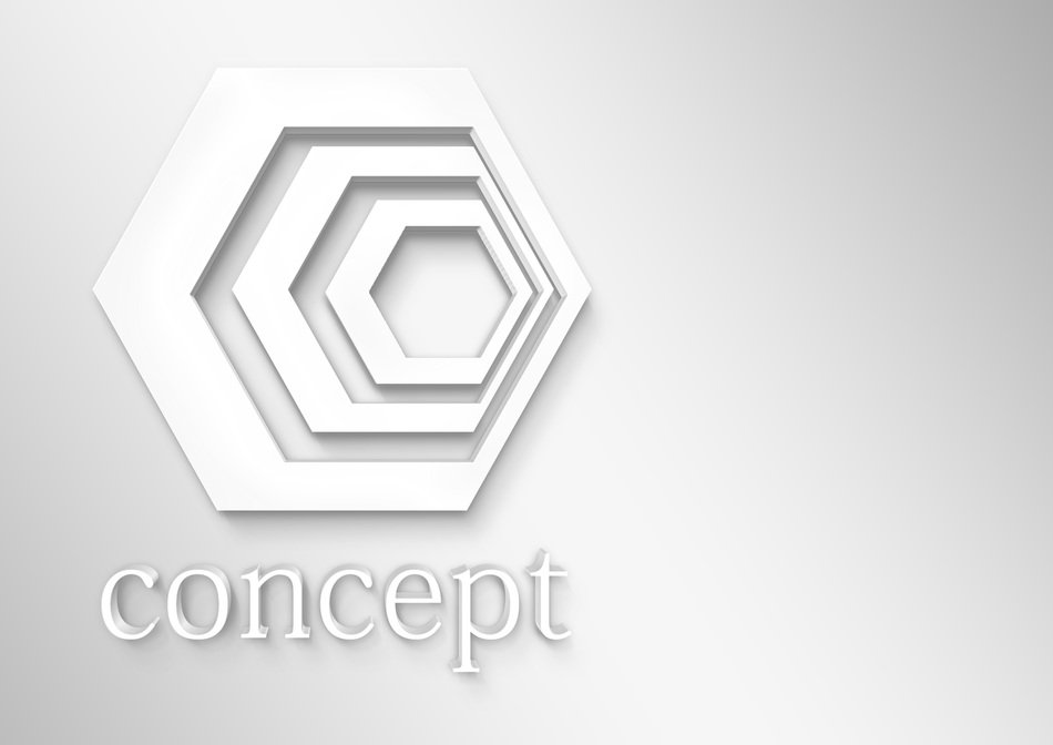 concept logo expressionless blank
