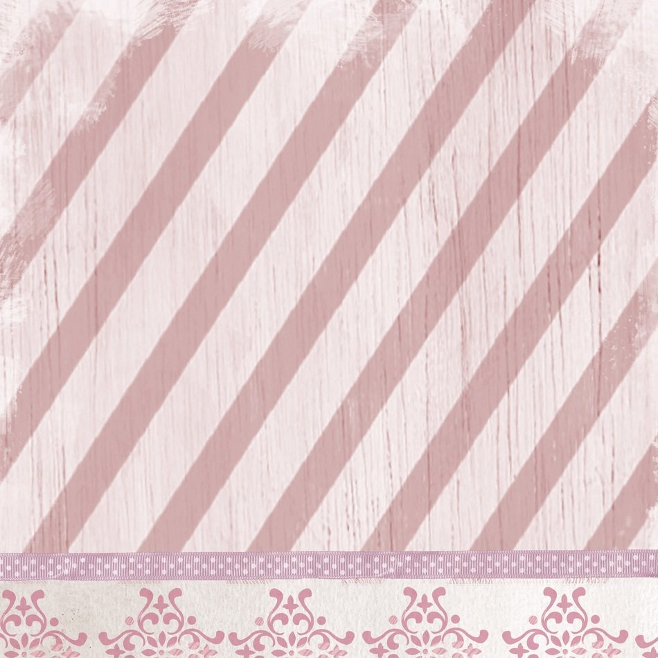 pink stripe vintage