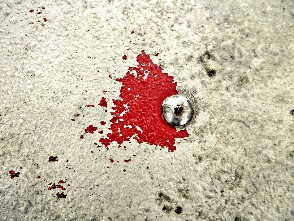 spot cracks texture old red white