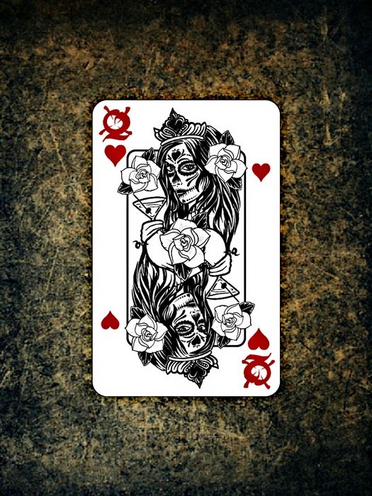 background image playing card