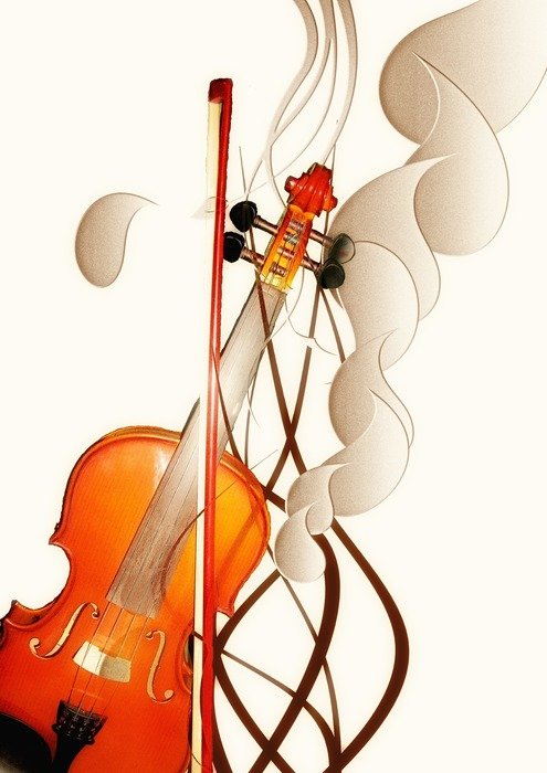 violin instrument music background