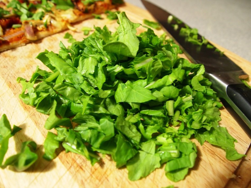 green food cutting board