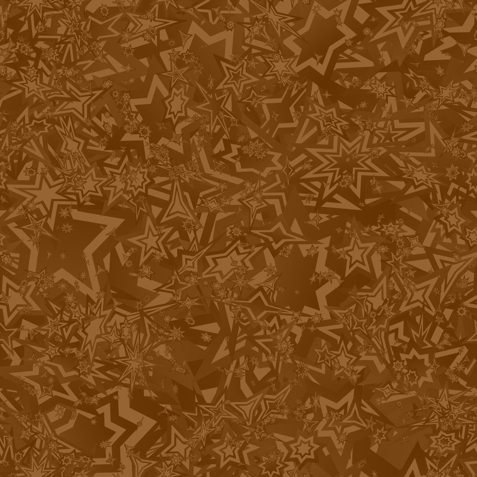 brown chaotic star pattern