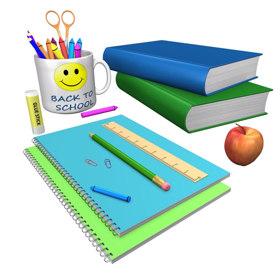 school back background isolated