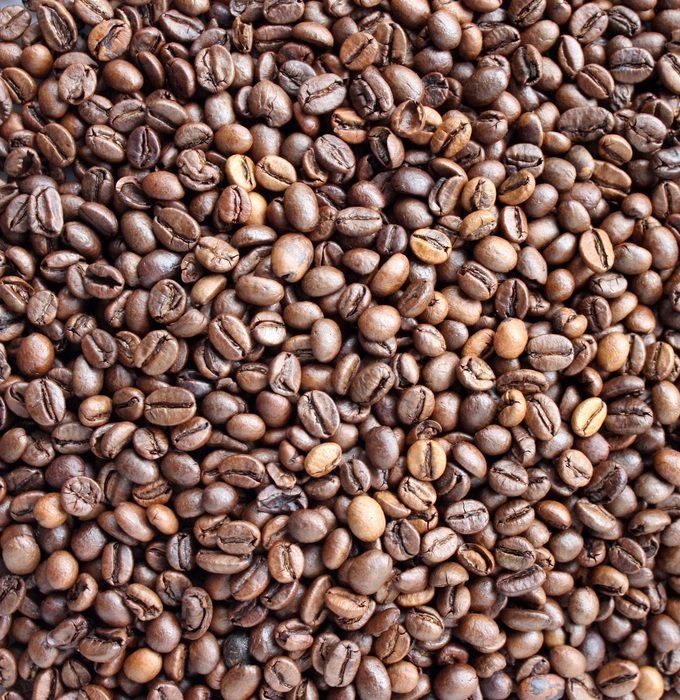 background with brown coffee beans