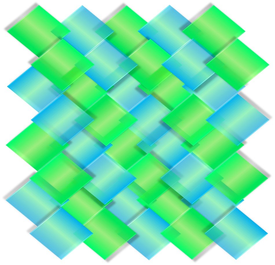 creative abstract pale blue green