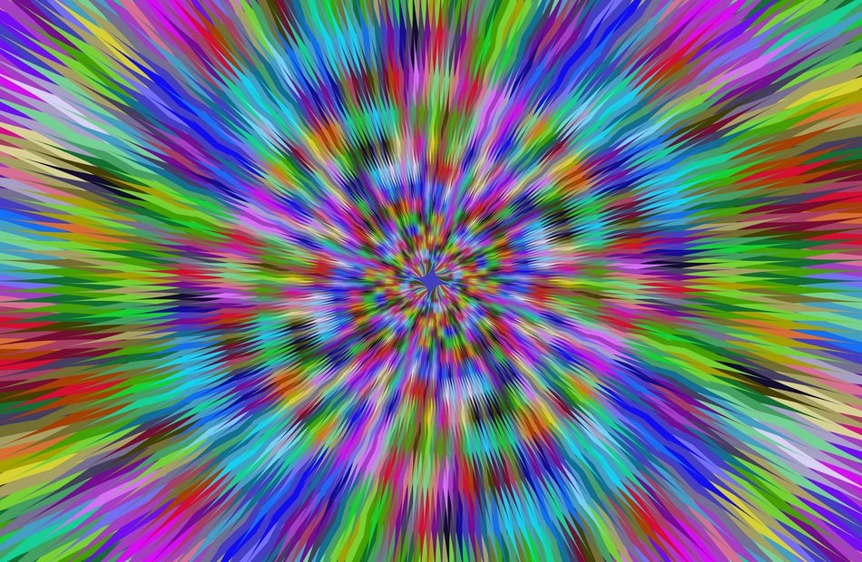 vibrant background hypnotic