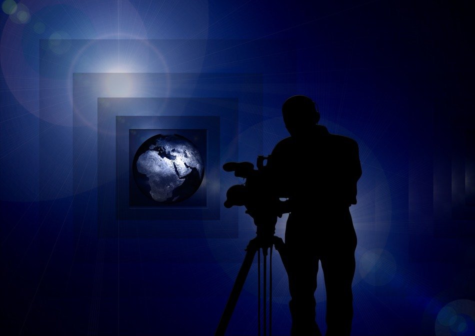 cameraman film recording background