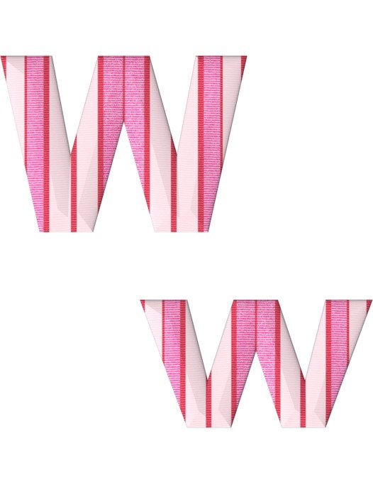 abc alphabet w fabric stripes