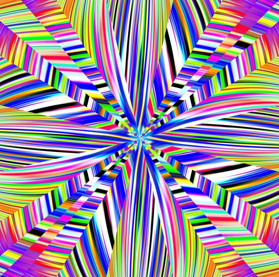 chaos colorful abstract design