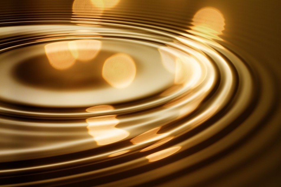 bokeh water rings circle points