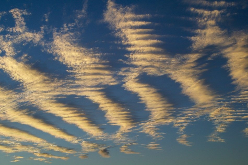 clouds sky blue white pattern