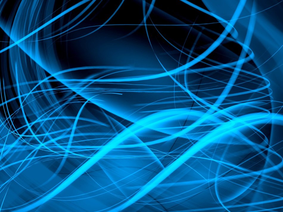 blue abstract wave shiny energy