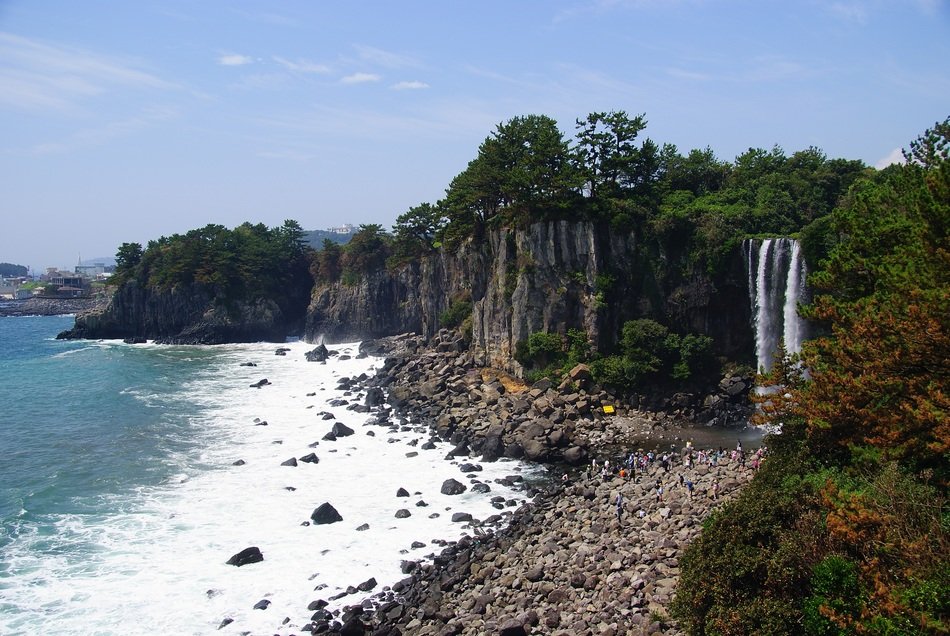 jeju island square falls