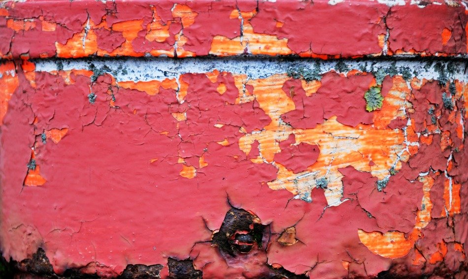 stainless metal rusted ailing