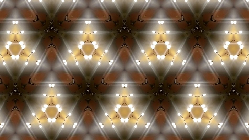 background colorful lamps abstract
